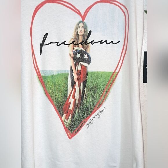 Rockstars and Angels Freedom Tee American Flag - Picture 3 of 9